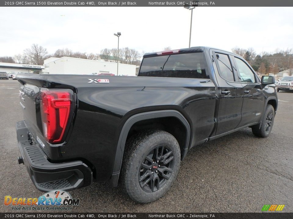 2019 GMC Sierra 1500 Elevation Double Cab 4WD Onyx Black / Jet Black Photo #5