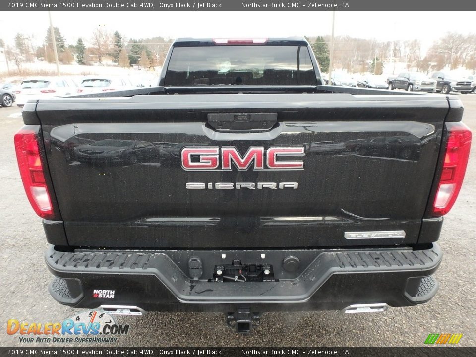 2019 GMC Sierra 1500 Elevation Double Cab 4WD Onyx Black / Jet Black Photo #6