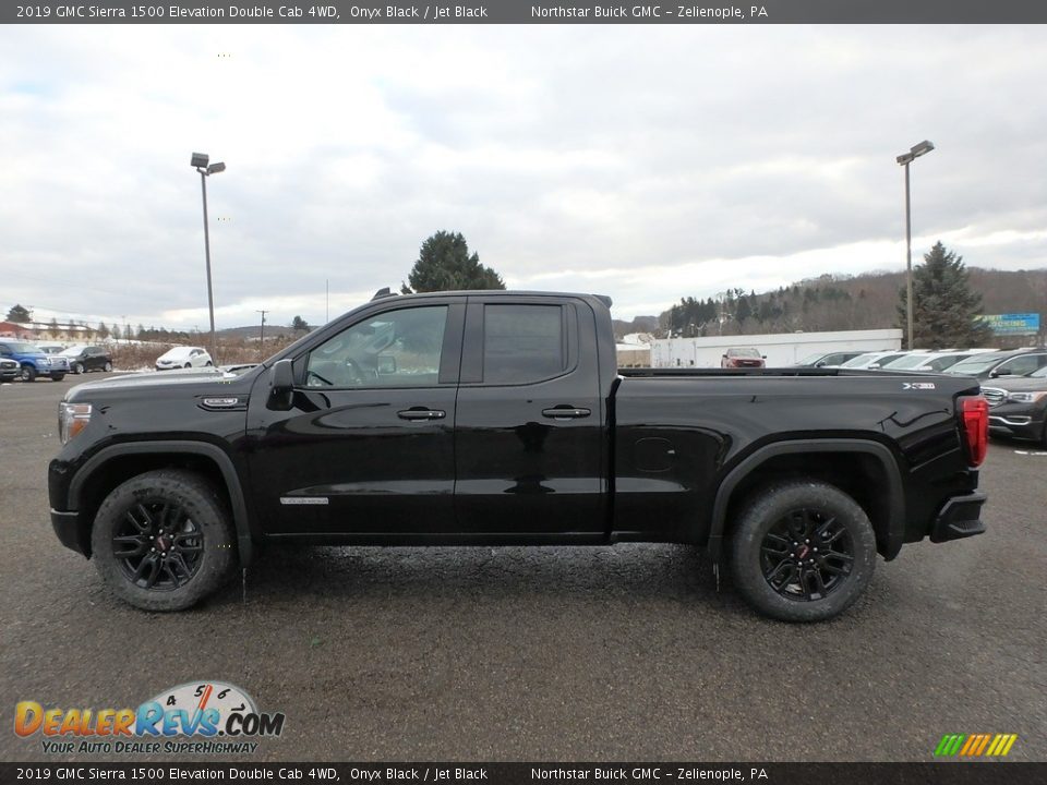 Onyx Black 2019 GMC Sierra 1500 Elevation Double Cab 4WD Photo #8