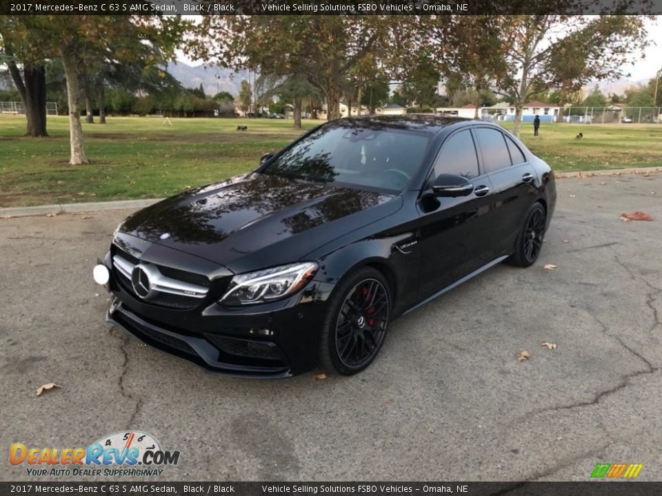 2017 Mercedes-Benz C 63 S AMG Sedan Black / Black Photo #11