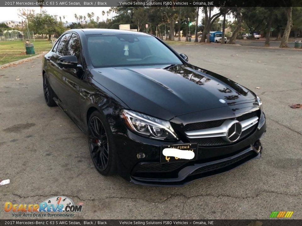 2017 Mercedes-Benz C 63 S AMG Sedan Black / Black Photo #12