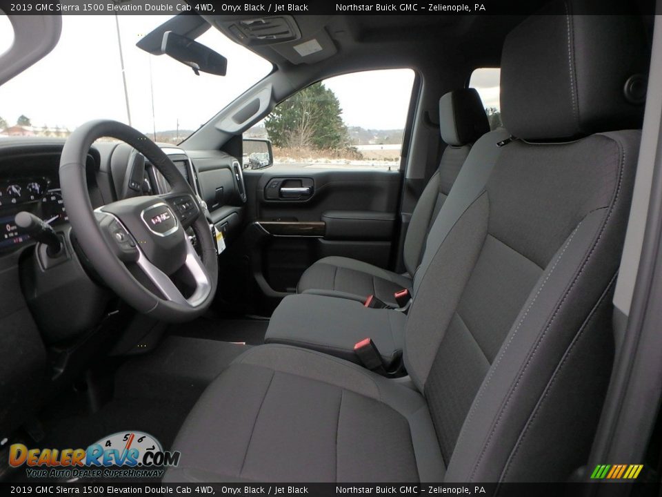 Front Seat of 2019 GMC Sierra 1500 Elevation Double Cab 4WD Photo #10