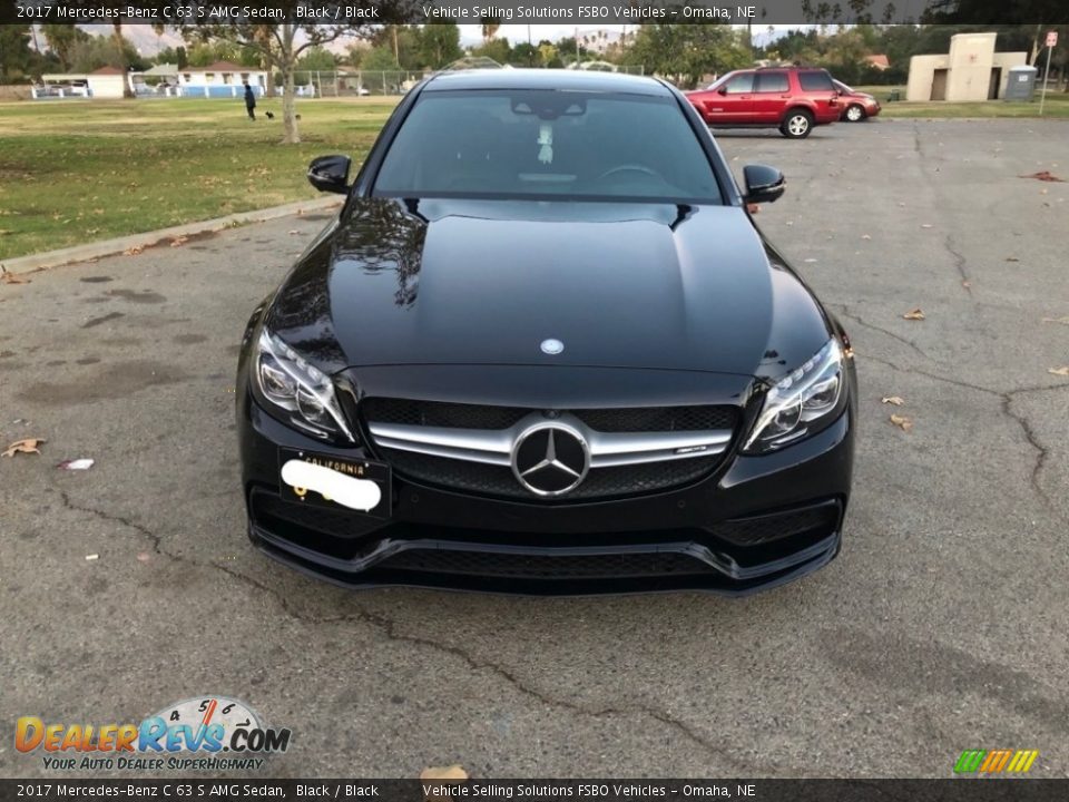 2017 Mercedes-Benz C 63 S AMG Sedan Black / Black Photo #13