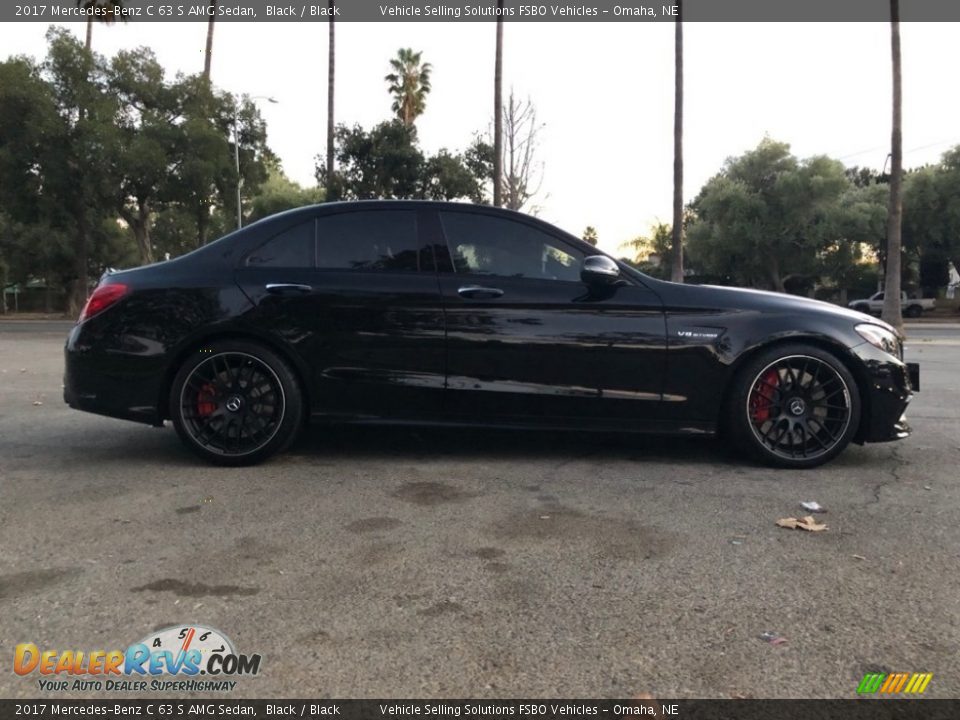 2017 Mercedes-Benz C 63 S AMG Sedan Black / Black Photo #15