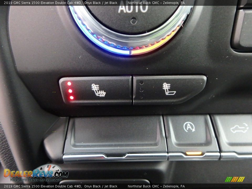 2019 GMC Sierra 1500 Elevation Double Cab 4WD Onyx Black / Jet Black Photo #19