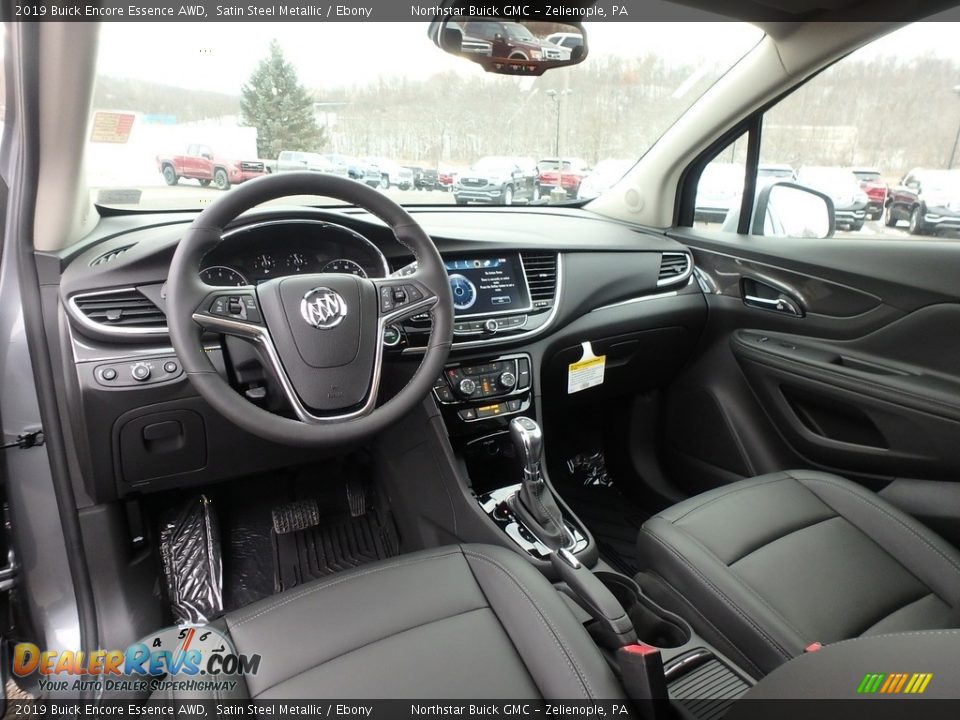Ebony Interior - 2019 Buick Encore Essence AWD Photo #13
