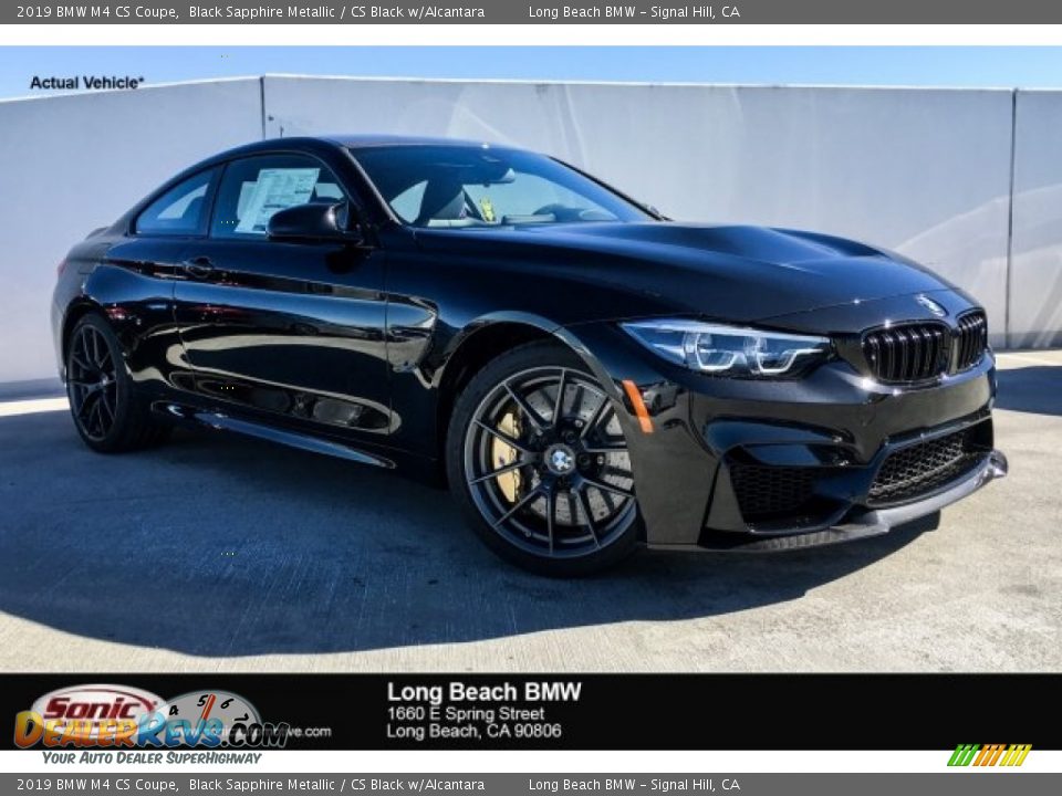 2019 BMW M4 CS Coupe Black Sapphire Metallic / CS Black w/Alcantara Photo #1