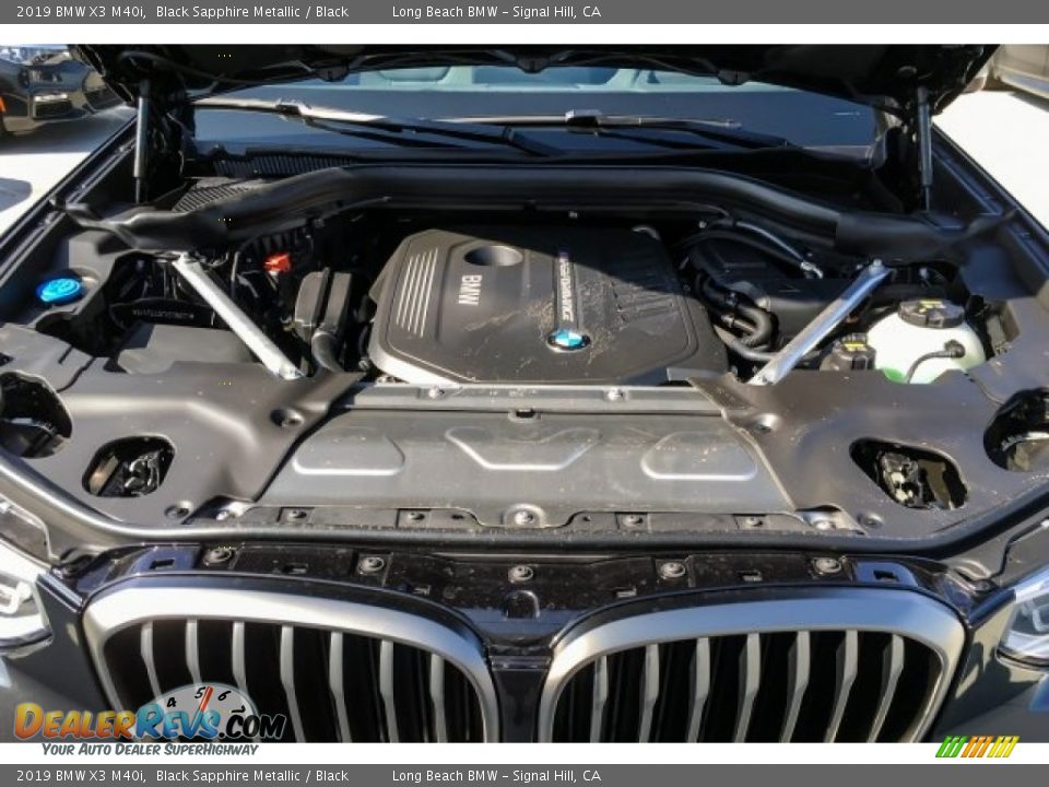 2019 BMW X3 M40i Black Sapphire Metallic / Black Photo #8