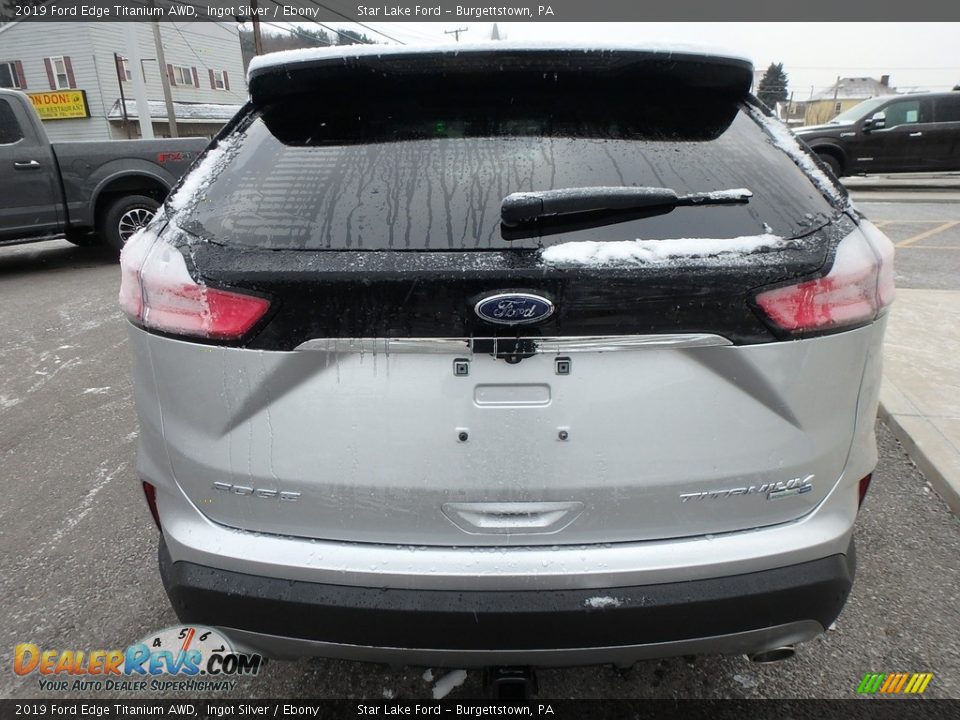 2019 Ford Edge Titanium AWD Ingot Silver / Ebony Photo #6