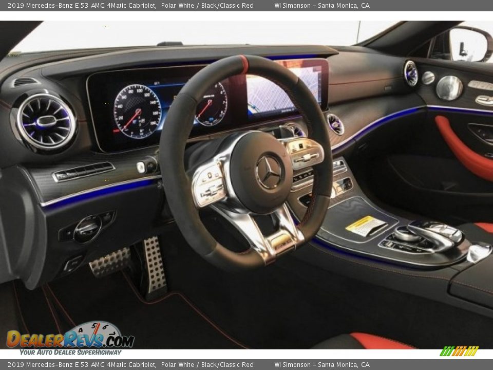 Dashboard of 2019 Mercedes-Benz E 53 AMG 4Matic Cabriolet Photo #4