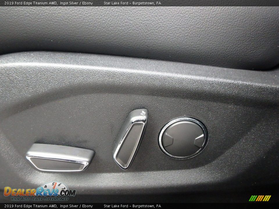 2019 Ford Edge Titanium AWD Ingot Silver / Ebony Photo #15