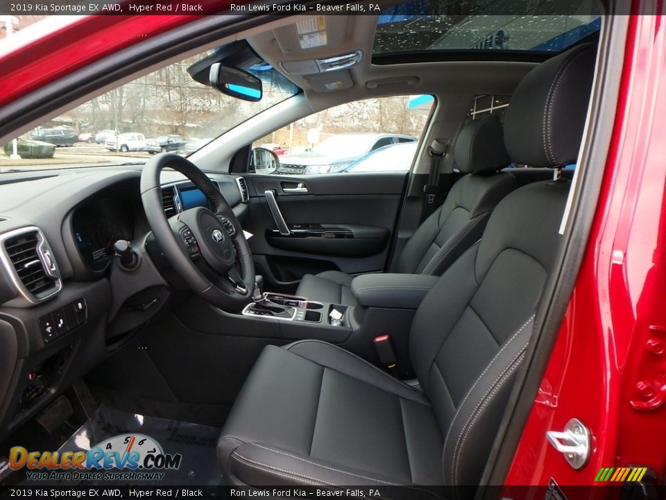 Black Interior - 2019 Kia Sportage EX AWD Photo #11
