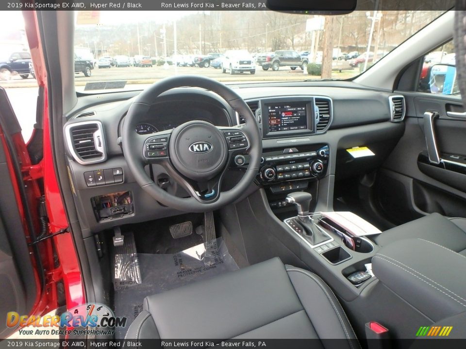Black Interior - 2019 Kia Sportage EX AWD Photo #13