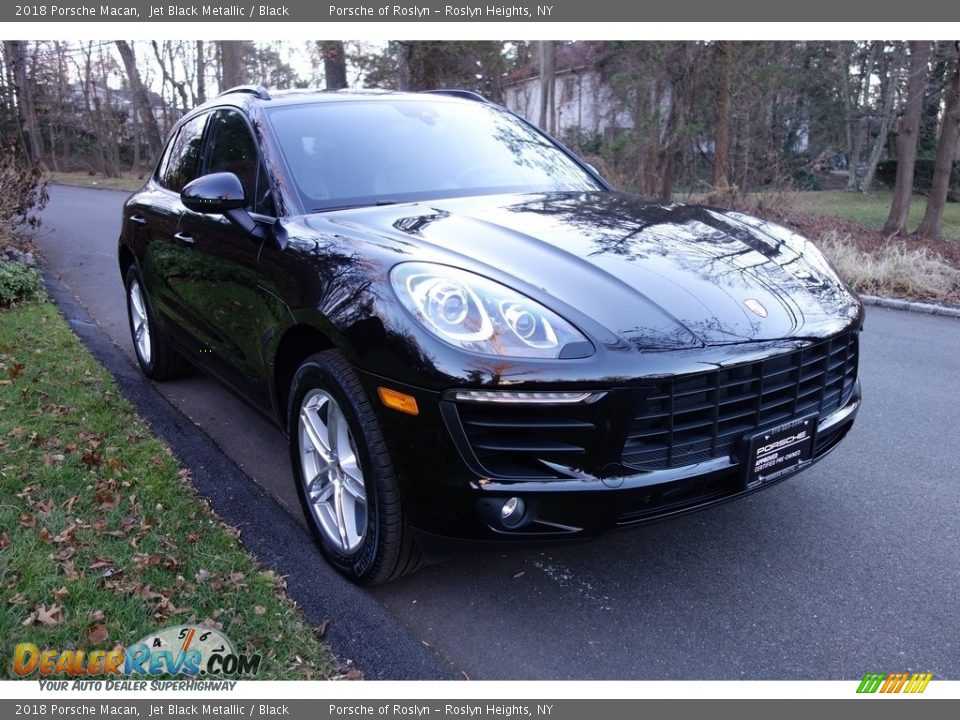 2018 Porsche Macan Jet Black Metallic / Black Photo #8