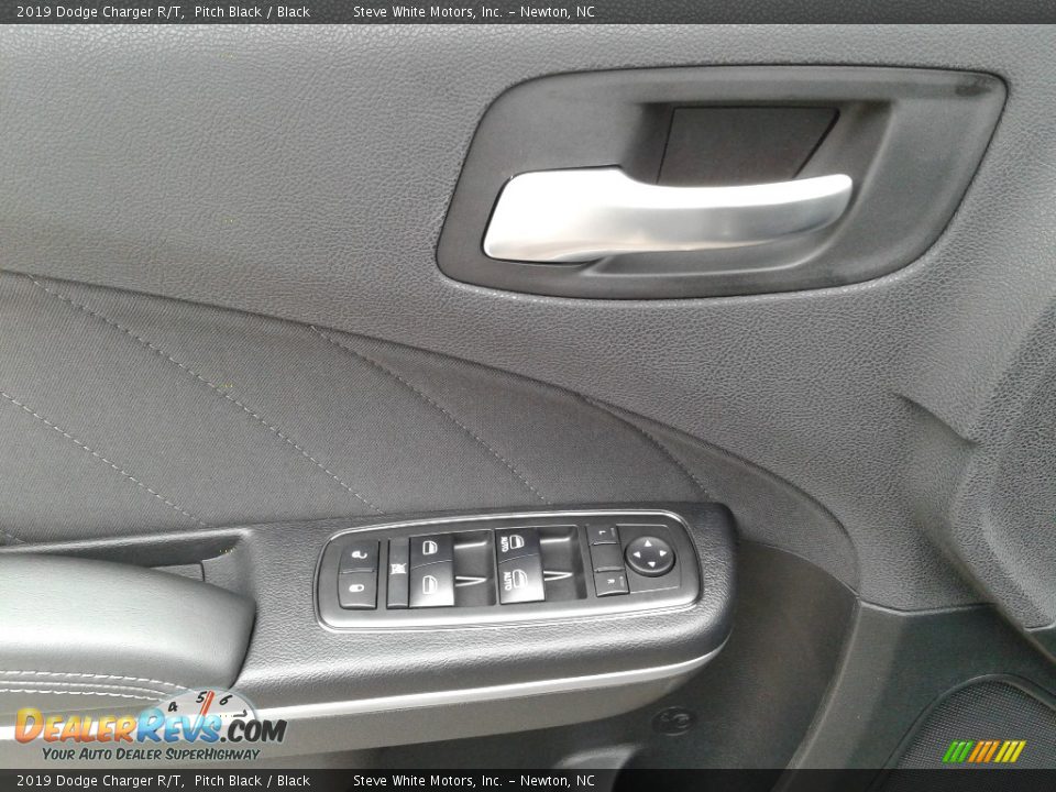 2019 Dodge Charger R/T Pitch Black / Black Photo #9