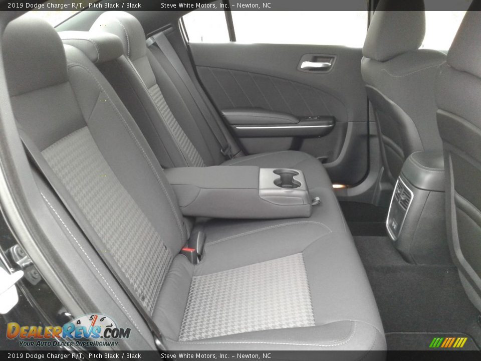 2019 Dodge Charger R/T Pitch Black / Black Photo #14