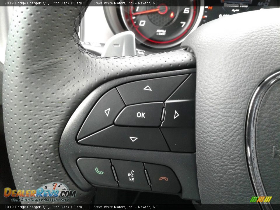 2019 Dodge Charger R/T Pitch Black / Black Photo #17