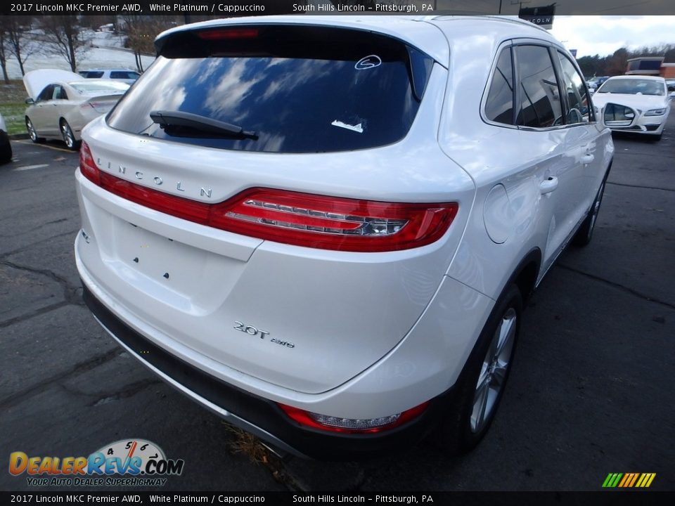 2017 Lincoln MKC Premier AWD White Platinum / Cappuccino Photo #4