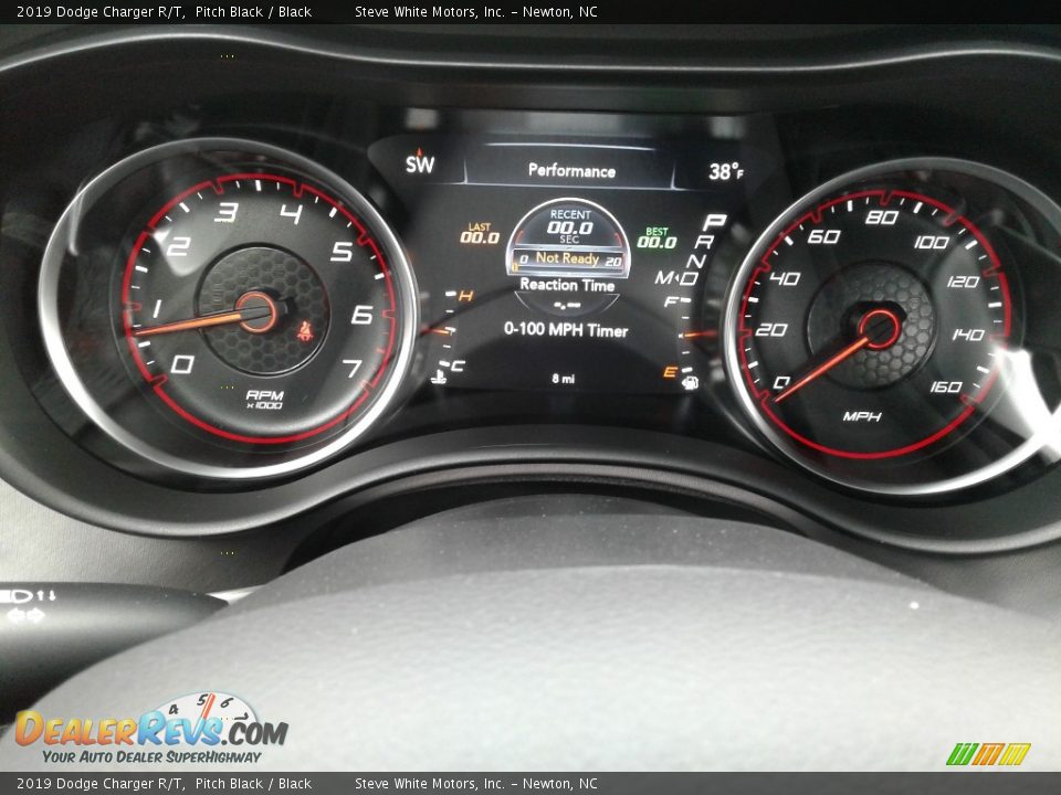 2019 Dodge Charger R/T Pitch Black / Black Photo #19