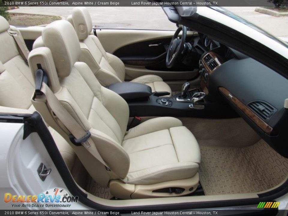 2010 BMW 6 Series 650i Convertible Alpine White / Cream Beige Photo #3