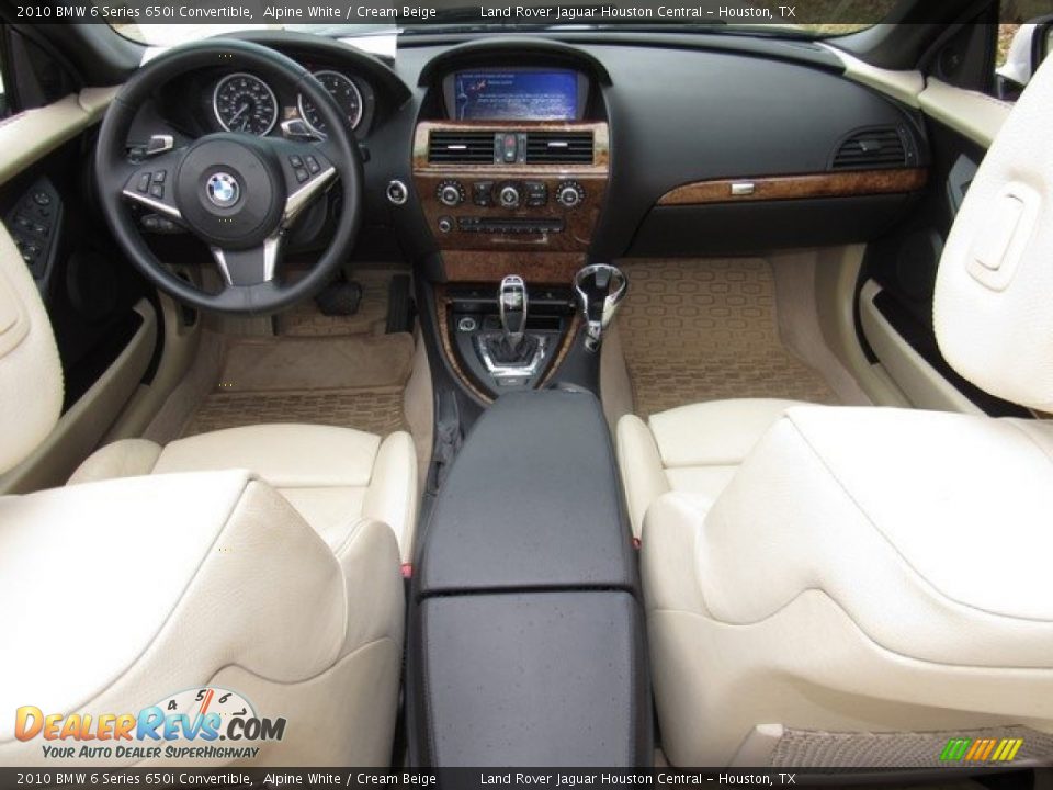 2010 BMW 6 Series 650i Convertible Alpine White / Cream Beige Photo #4