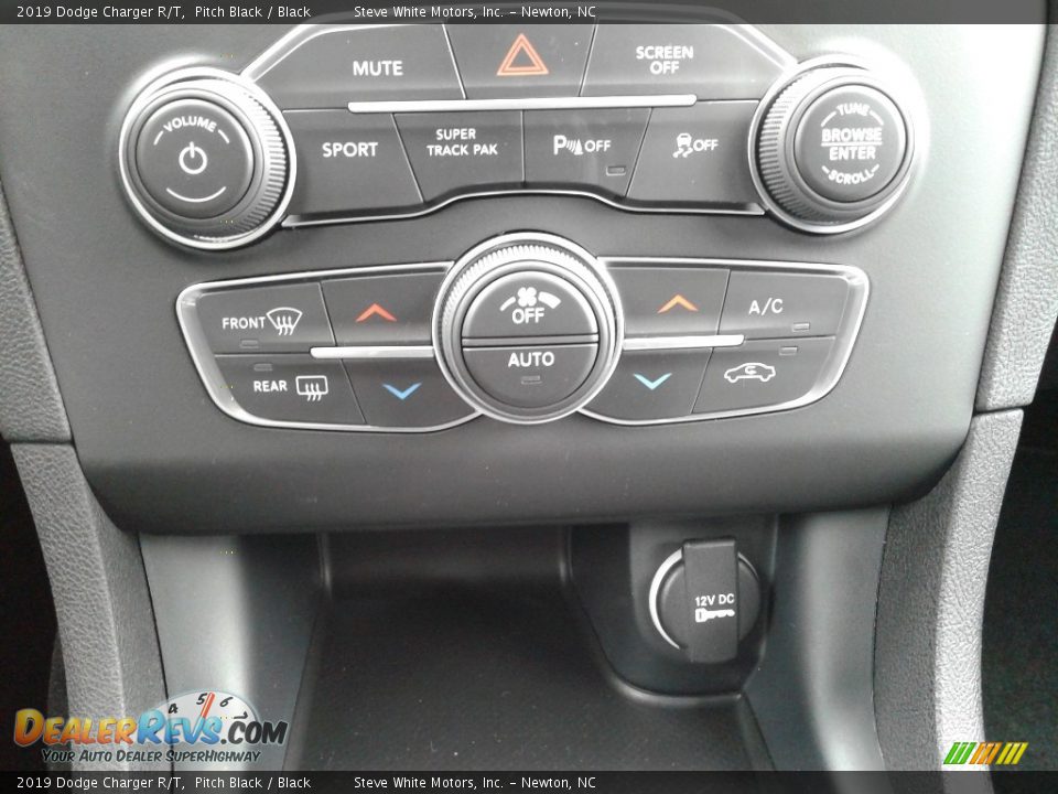 2019 Dodge Charger R/T Pitch Black / Black Photo #29