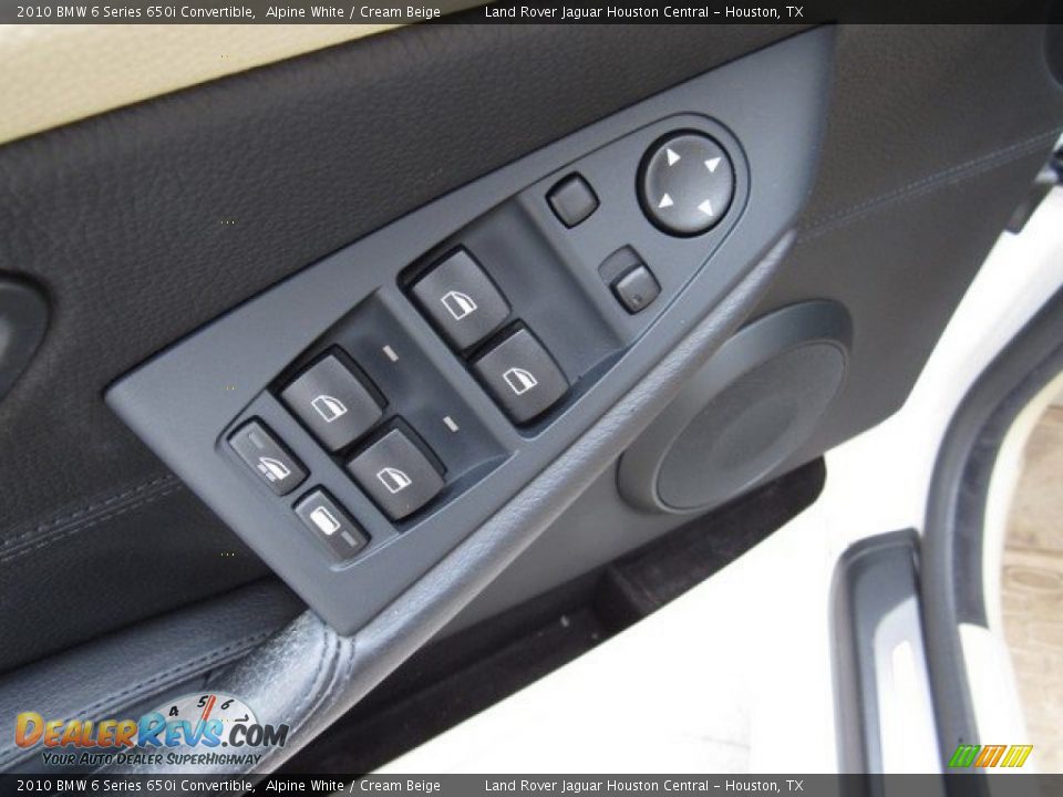 2010 BMW 6 Series 650i Convertible Alpine White / Cream Beige Photo #20