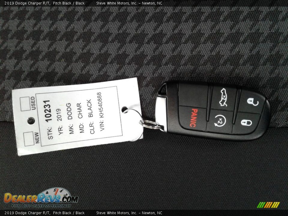 2019 Dodge Charger R/T Pitch Black / Black Photo #32