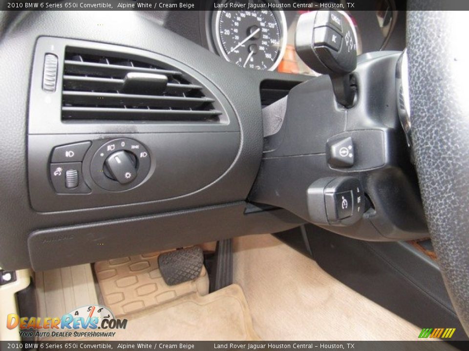 2010 BMW 6 Series 650i Convertible Alpine White / Cream Beige Photo #22