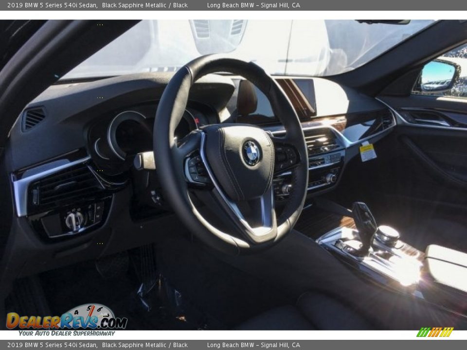 2019 BMW 5 Series 540i Sedan Black Sapphire Metallic / Black Photo #4