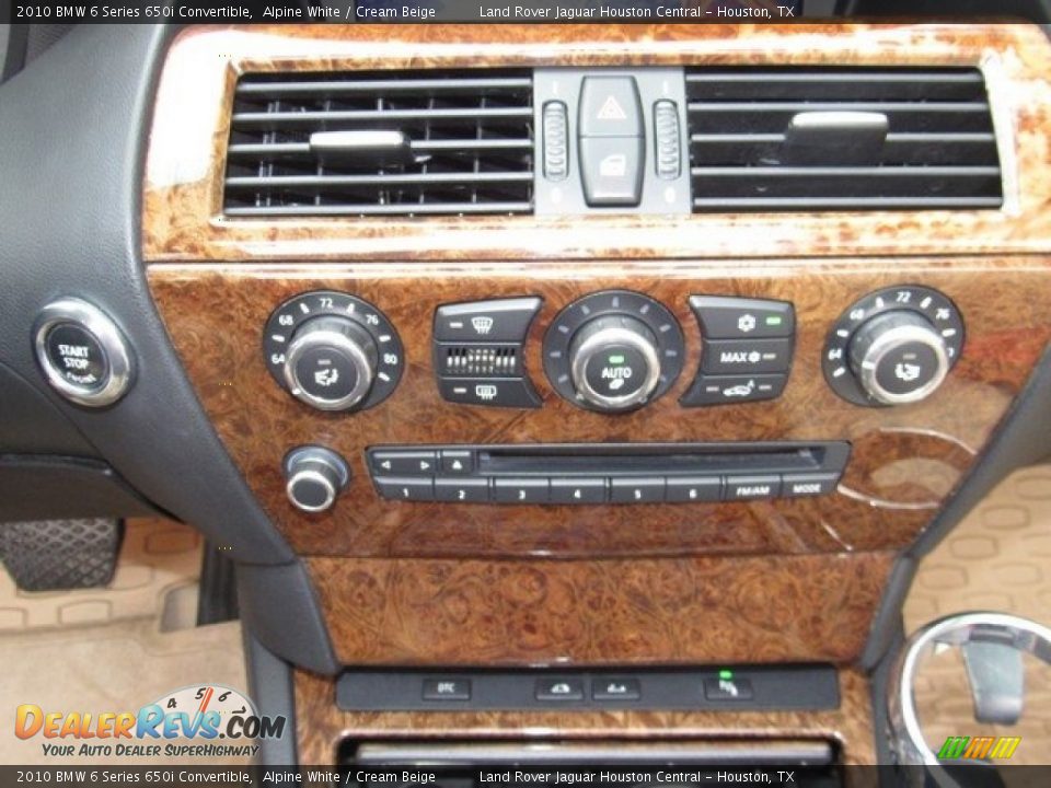 2010 BMW 6 Series 650i Convertible Alpine White / Cream Beige Photo #28