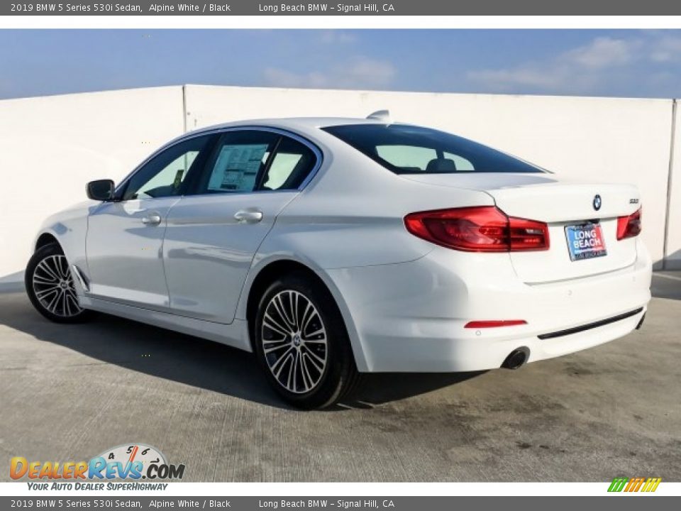 2019 BMW 5 Series 530i Sedan Alpine White / Black Photo #2