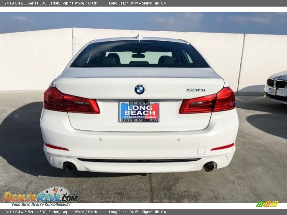 2019 BMW 5 Series 530i Sedan Alpine White / Black Photo #3