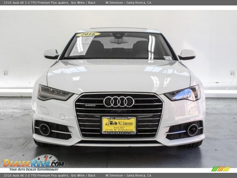 2016 Audi A6 3.0 TFSI Premium Plus quattro Ibis White / Black Photo #2