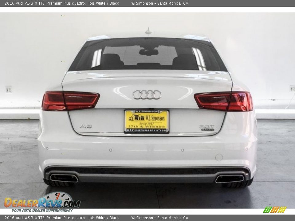 2016 Audi A6 3.0 TFSI Premium Plus quattro Ibis White / Black Photo #3