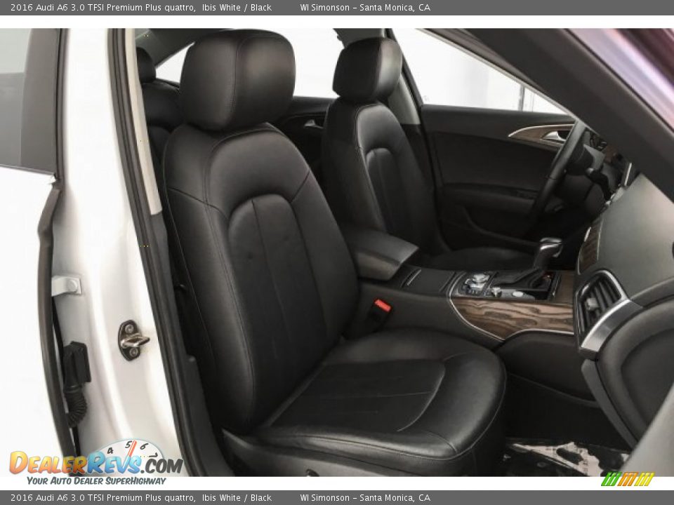 2016 Audi A6 3.0 TFSI Premium Plus quattro Ibis White / Black Photo #6