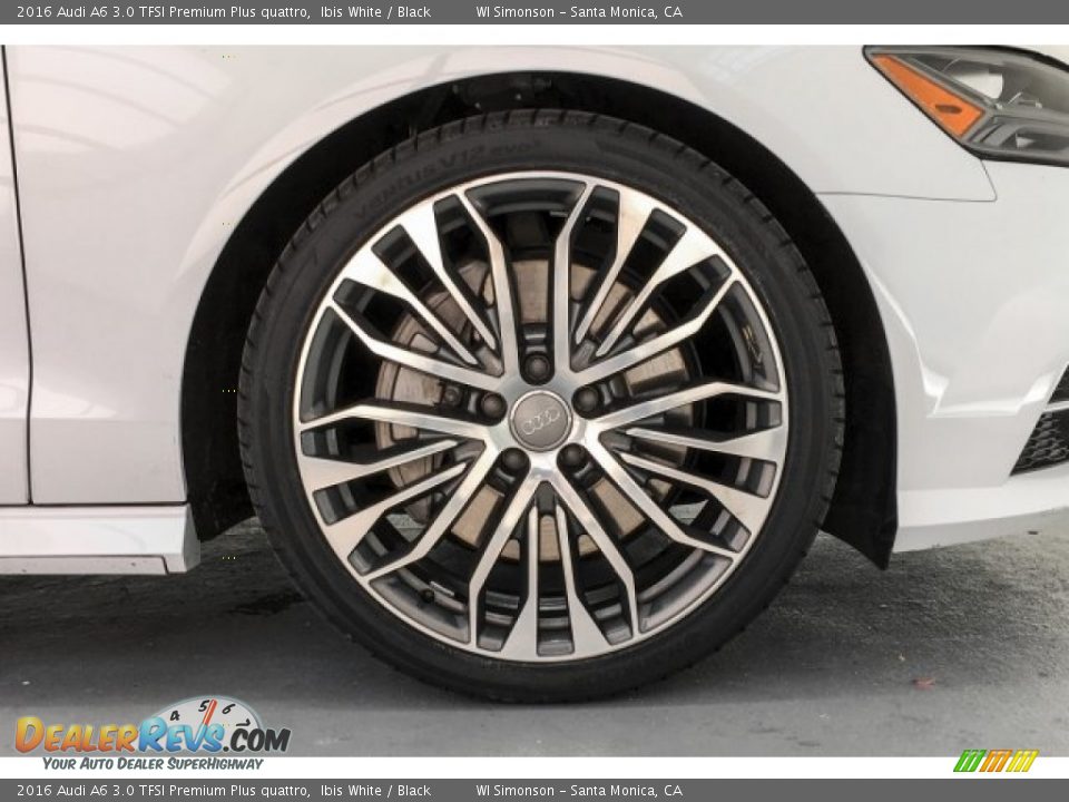 2016 Audi A6 3.0 TFSI Premium Plus quattro Ibis White / Black Photo #8
