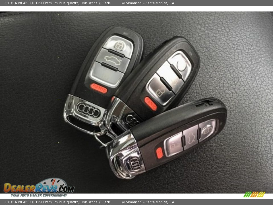 2016 Audi A6 3.0 TFSI Premium Plus quattro Ibis White / Black Photo #11
