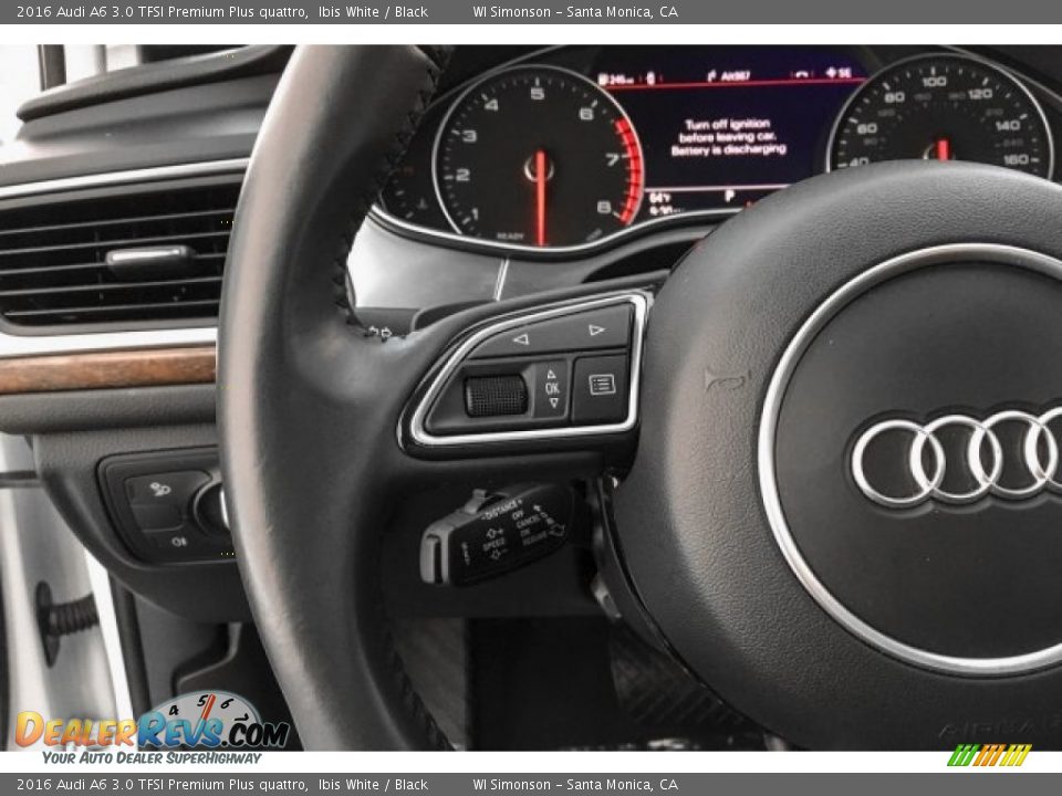 2016 Audi A6 3.0 TFSI Premium Plus quattro Ibis White / Black Photo #19