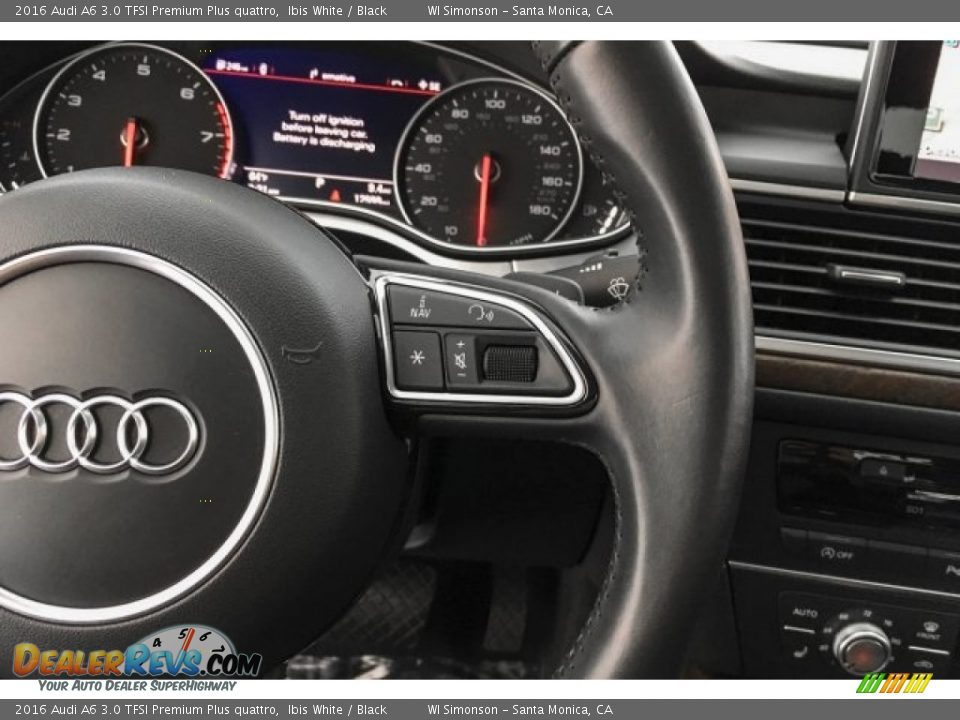 2016 Audi A6 3.0 TFSI Premium Plus quattro Ibis White / Black Photo #20