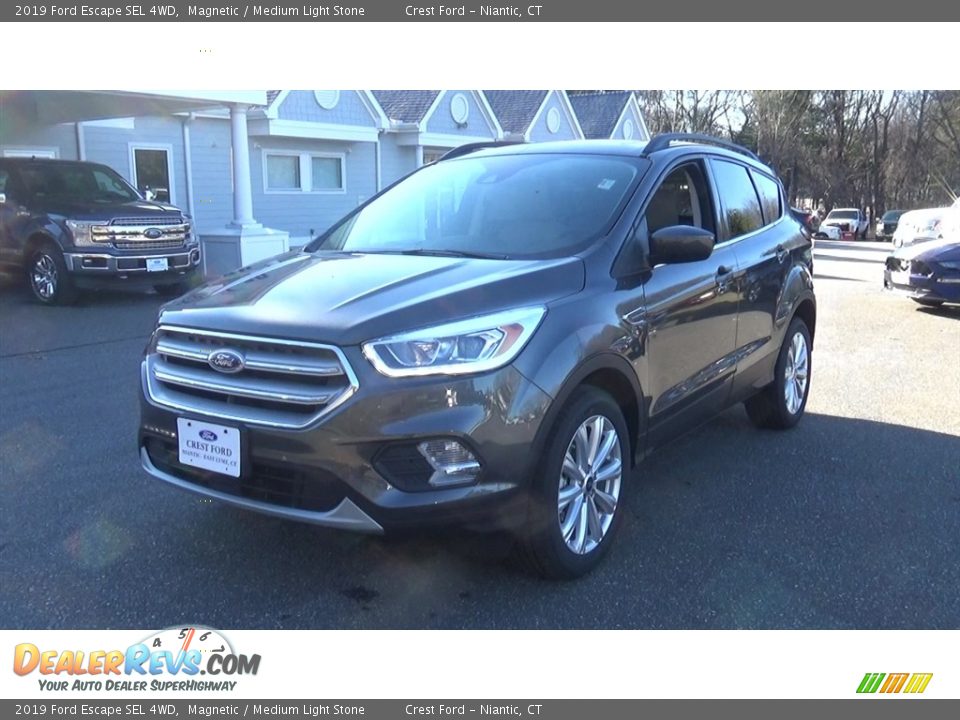 2019 Ford Escape SEL 4WD Magnetic / Medium Light Stone Photo #3