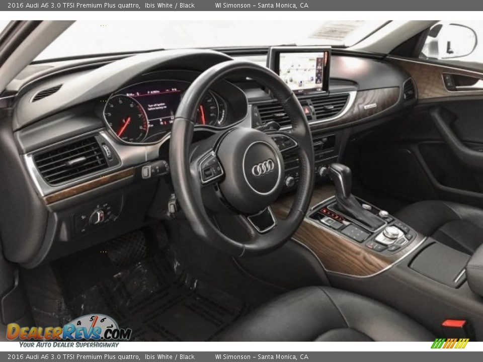 2016 Audi A6 3.0 TFSI Premium Plus quattro Ibis White / Black Photo #23