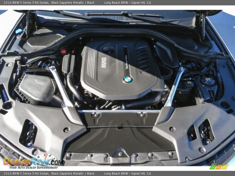 2019 BMW 5 Series 540i Sedan Black Sapphire Metallic / Black Photo #8