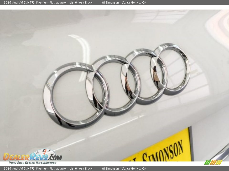 2016 Audi A6 3.0 TFSI Premium Plus quattro Ibis White / Black Photo #28