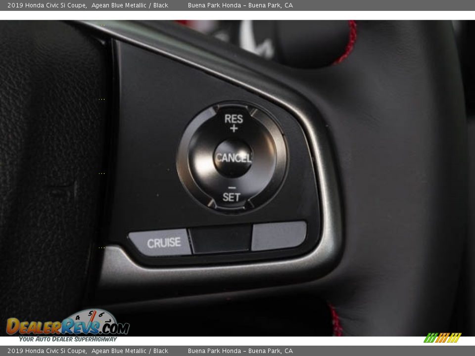 2019 Honda Civic Si Coupe Steering Wheel Photo #23
