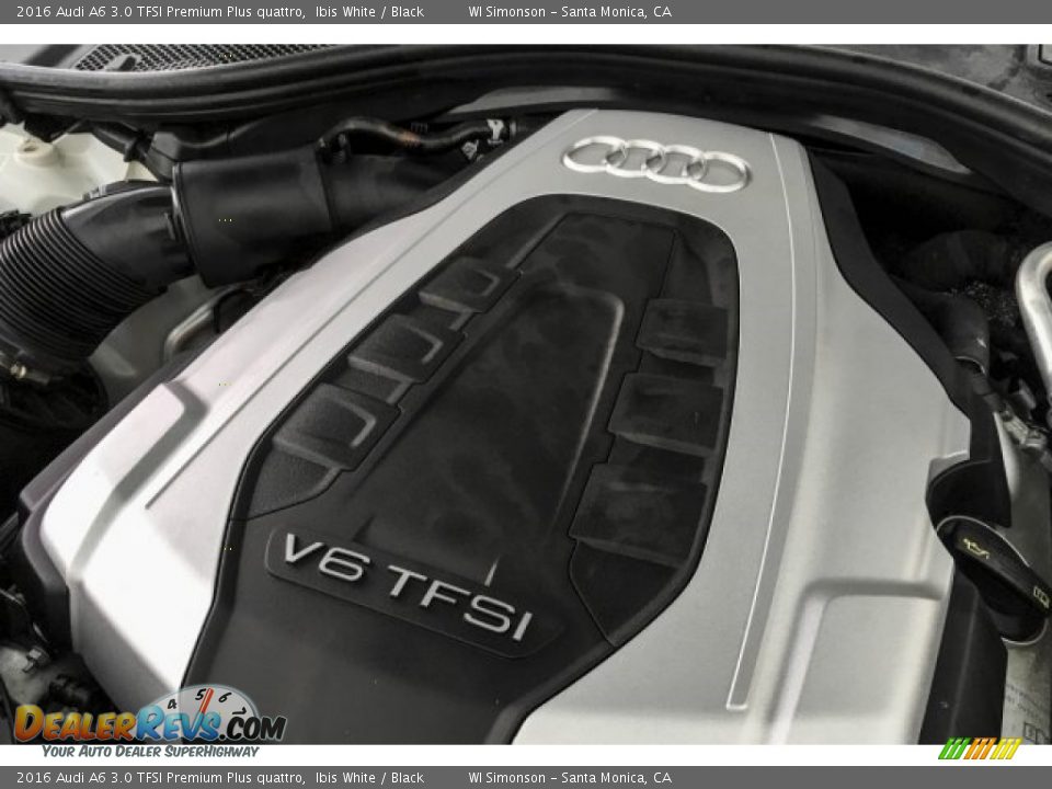 2016 Audi A6 3.0 TFSI Premium Plus quattro Ibis White / Black Photo #32