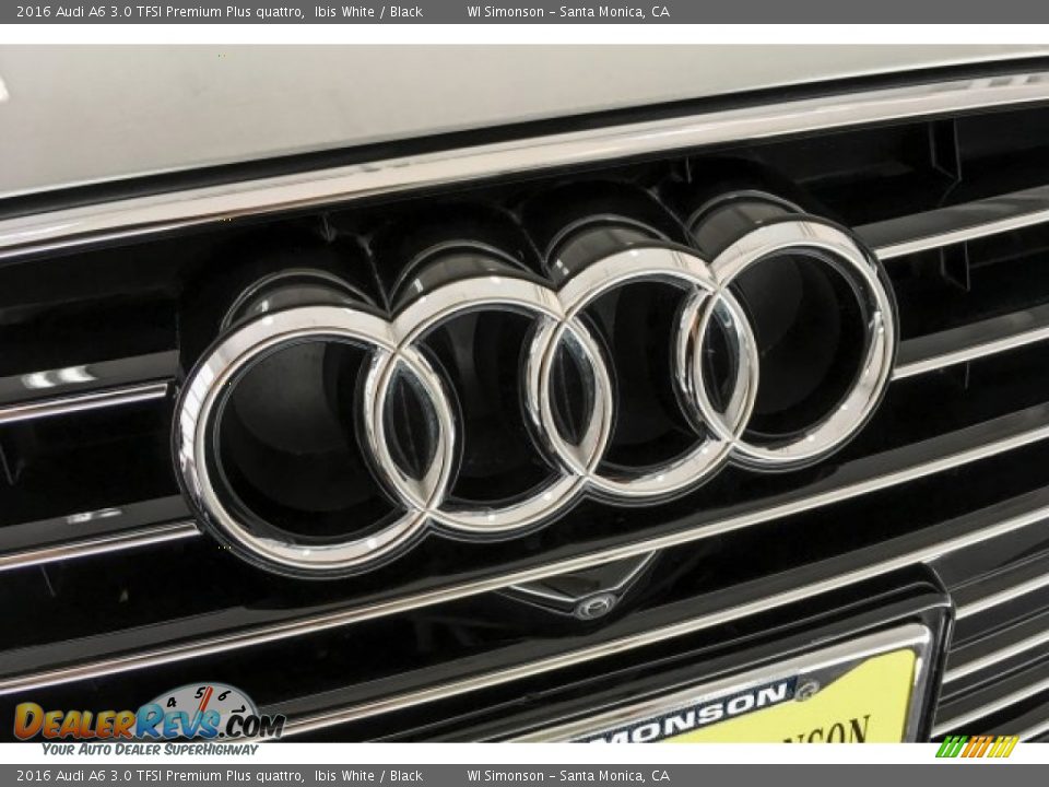 2016 Audi A6 3.0 TFSI Premium Plus quattro Ibis White / Black Photo #34