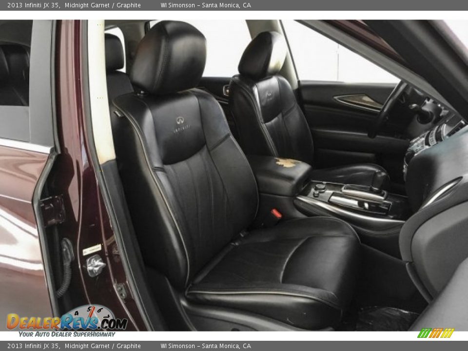 2013 Infiniti JX 35 Midnight Garnet / Graphite Photo #6