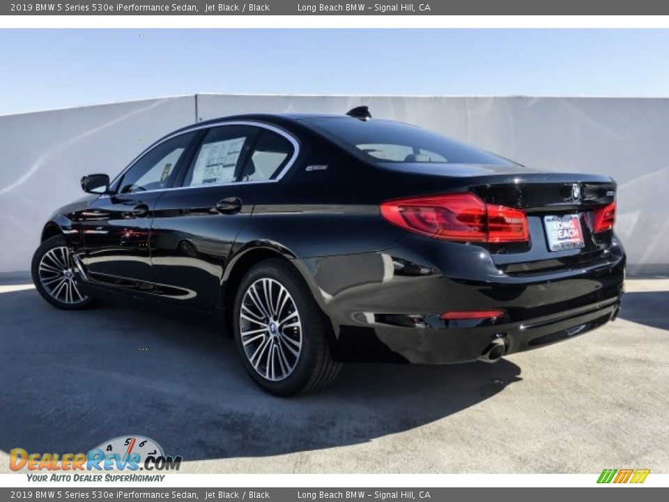 2019 BMW 5 Series 530e iPerformance Sedan Jet Black / Black Photo #2