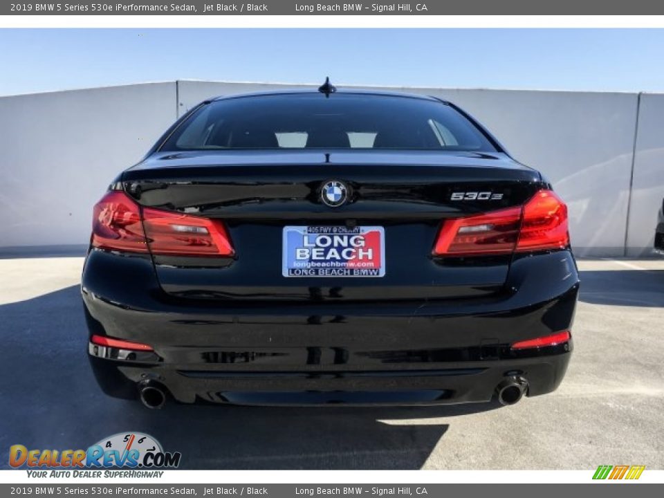 2019 BMW 5 Series 530e iPerformance Sedan Jet Black / Black Photo #3